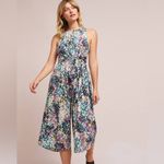 Anthropologie Selena Floral Jumpsuit Plenty by Tracy Reese Size M Purple Size M Photo 2