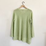 Eileen Fisher Organic Linen Tunic Sweater Asymmetrical Size L Photo 3