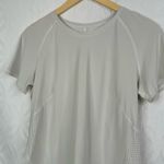 Lululemon Swiftly Tech Short Sleeve Top Women Light Grey Athletic Size M Photo 6