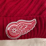 Detroit Redwings glitter logo Red Pom Photo 3