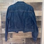 Michael Michael Kors Dark Wash Denim Jean Jacket Blue Photo 7