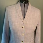 Bogner Blazer Suit Jacket Light Gray Purple Pocket Size L Photo 2