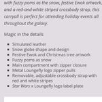 Lounge Fly NWT Ewok holiday snow globe Star Wars  crossbody Photo 5