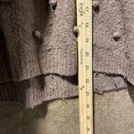 Madewell  Sweater Womens Sz Medium Brockton Bobble Rust Brown Pom Pom Shirt Photo 7