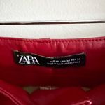 ZARA Fauz Leather Mini Cargo Utility Skirt Size XS Photo 5