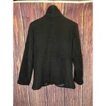 Sandro Blazer Jacket Womens 10 Med Length Linen Blend Button Front Shoulder Pads Photo 1