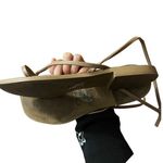 Steve Madden Tan Khaki Flat Sandals Size 8.5 Photo 2