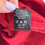 Lafayette 148 New York Red Belted Midi Shirtdress Pockets Front Full Zip Size 16 Photo 12