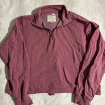 American Eagle Outfitters Cropped Quarter Zip Photo 1