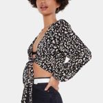 Nasty Gal  Animal Print Crop Top Photo 1