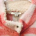 Andrée Boutique Buffalo pink white Sherpa jacket sz 2X Photo 2
