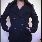Trina Turk Coat Jacket Women’s Size 8 Med Wool Double Breasted Winter Peacoat Photo 0