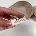 Maidenform Nude Skin Tone Silky Underwire Strapless Smooth Side Push Up Bra 34D Photo 1