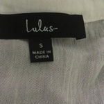 Lulus  embroidered v-neck long sleeve 100% rayon blouse with lace accents, size S Photo 3