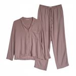 Oysho  100% viscose Women's Mauve dark pink Pajama Set Size small Photo 0