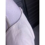 frame denim Nina Puff Sleeve Leather Mini Dress Bone Womens Size Large Photo 7