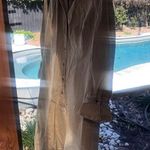 Newport News JEANOLOGY Western Y2K Brown Jean Flared Trench Maxi Dress Sz 16 Photo 7