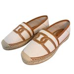 Tod’s NIB Gomma Kate Espadrille Flats in Beige Size 39 Brown Photo 4