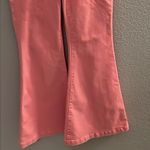 We The Free Free People Venice Beach Pink High Rise Flare Jeans Size 30 Photo 3
