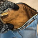 Michael Kors Wristlet Jet Set Travel Pebble Leather Continental Dark Chambray OS Blue Photo 13