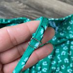 HYFVE  Women’s Green Floral Short Jumpsuit Size M Photo 4