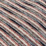 Anthropologie  Postmark Malu Spacedye Stripe Cold Shoulder Blouse Sweater Large Photo 6