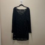 Fox & Royal City Chic Black Lace Sheer Chemise Stretch Long Sleeves Pullover XXL Photo 1