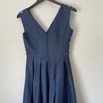 Chi Chi London Nwt Appliqué Fit Flare Party Dress Navy 4 Photo 10