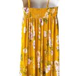 Free People  Mirage Babydoll Hi-Lo Tank Floral Smocked Boho Top ~ Women's SMALL Photo 3