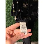 Free People  Women Size 2 Black Be My Baby Velvet Mini Dress Mock Neck Photo 5