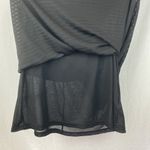 Ice Black Sheer Long Striped Maxi Skirt M Size M Photo 3