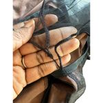 Romwe Y2K Sheer Mesh Overlay Mini Cut Out Babydoll Dress Bow Goth Vampy Prom Read Photo 6