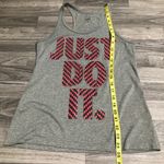 Nike Grey Just Do It Tank Top; size Small Photo 2