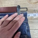 American Eagle Women's High Rise Jegging Crop Blue Jeans Size 00 destroyed Photo 10