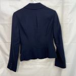 HOBBS navy blue triple button business attire formal blazer jacket 100% wool 10 Photo 3