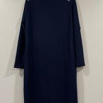 Letticia Polish Boutique Navy Dress Medium M Photo 4