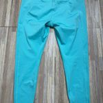 Athleta  Accelerate 7/8 Tights, Turquoise Leggings, Size XL Photo 5