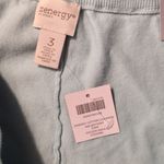 Zenergy By Chicos Frozen Aqua Cotton Cashmere Rib Hem Pants Size 3 Blue Photo 1