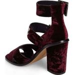Rebecca Minkoff Velvet Studded Ankle Strap Block Heels Size 7.5 Photo 10