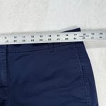 J.Crew  Navy‎ Blue Chino Shorts Pockets Casual Everyday Wear Womens Size 14 Photo 1