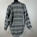 Vintage Thai Silk Handmade Art to Wear Jacket Oversized One Size 100% Silk Aztec Photo 6