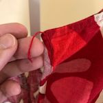 Rhode x Target NWT Women's Large Zinnia Floral Print Bell Sleeve Midi Dress 8 Red Photo 3