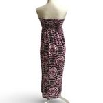 Smocked Bodice Maxi Dress Pink Size L Photo 1