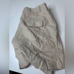 ZARA  HIGH-WAISTED LINEN SHORTS Large NWT Photo 5