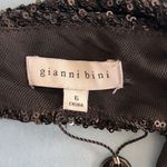 Gianni Bini NWT  Jada Halter Neck Sleeveless Black Sequin Swing Mini Dress Photo 7