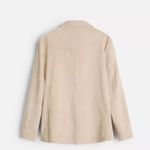 ZARA Origins Leather Suede Blazer Photo 1