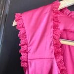 SUGAR THRILLZ | Dolls Kill Pink Satin Thinking About You Challis Dress | Small Photo 5