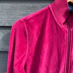 Reebok purple zip up velour sweat jacket medium Photo 1