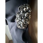 Alex Evenings Scuba Sheath Light Compression Dress 3/4 Sleeve Size 8 Charcoal Photo 3