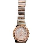 #401 POEDAGER Rose Gold Detail Watch Silver Photo 3